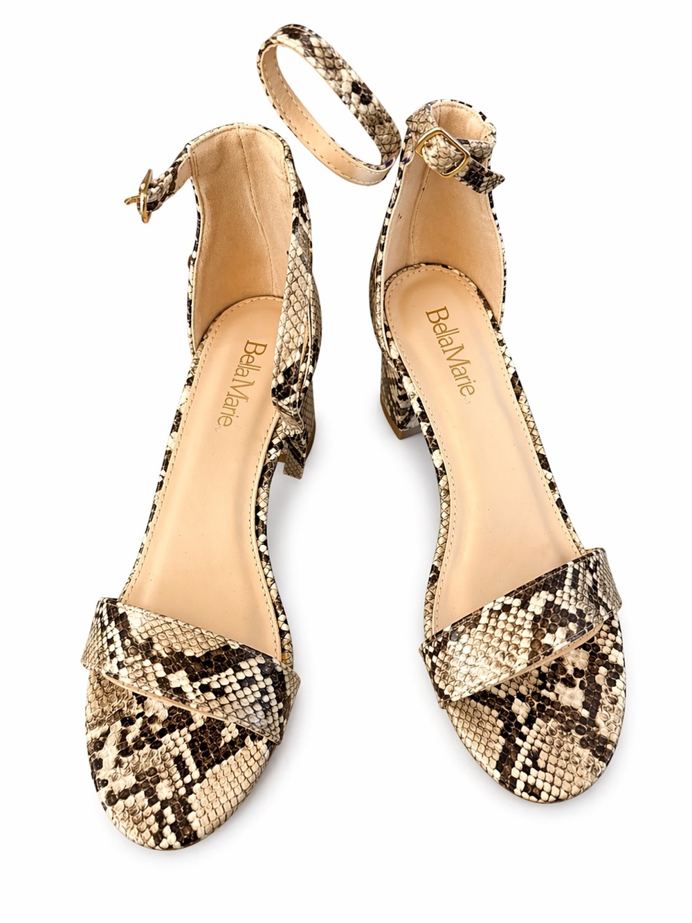 New in Box Animal Print Sandal Heels 8M - Picture 5 of 7